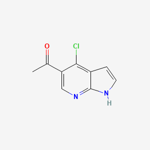 1-(4-Chloro-1H-pyrrolo[2,3-b]pyridin-5-yl)ethan-1-one