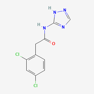 2-(2,4-dichlorophenyl)-N-(4H-1,2,4-triazol-3-yl)acetamide