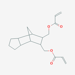 molecular formula C18H24O4 B14916149 [9-(prop-2-enoyloxymethyl)-8-tricyclo[5.2.1.02,6]decanyl]methyl prop-2-enoate 