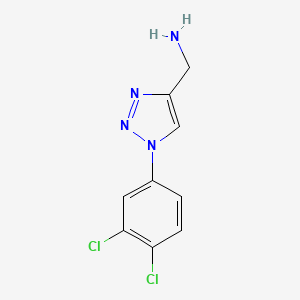 [1-(3,4-dichlorophenyl)-1H-1,2,3-triazol-4-yl]methanamine