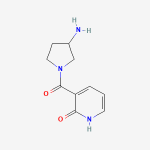 3-(3-Aminopyrrolidine-1-carbonyl)pyridin-2-ol