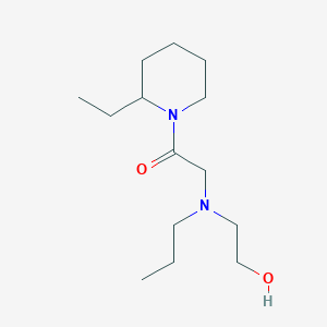 molecular formula C14H28N2O2 B14916217 1-(2-Ethylpiperidin-1-yl)-2-((2-hydroxyethyl)(propyl)amino)ethan-1-one 