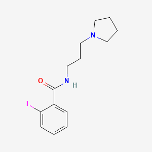 2-Iodo-N-(3-(pyrrolidin-1-yl)propyl)benzamide