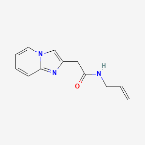 molecular formula C12H13N3O B14916241 n-Allyl-2-(imidazo[1,2-a]pyridin-2-yl)acetamide 