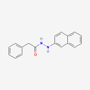 molecular formula C18H16N2O B14916242 N'-(naphthalen-2-yl)-2-phenylacetohydrazide 