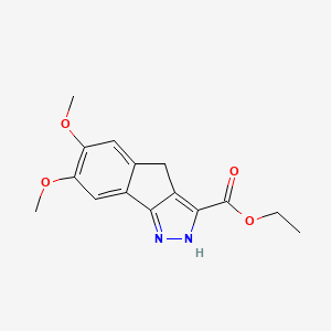 Ethyl 6,7-dimethoxy-2,4-dihydroindeno[1,2-c]pyrazole-3-carboxylate