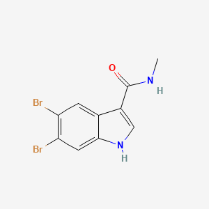 5,6-dibromo-N-methyl-1H-indole-3-carboxamide