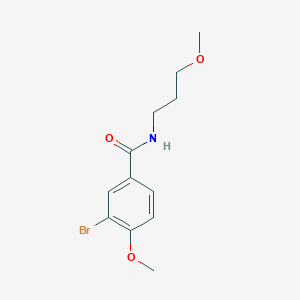 3-bromo-4-methoxy-N-(3-methoxypropyl)benzamide