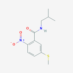 n-Isobutyl-5-(methylthio)-2-nitrobenzamide