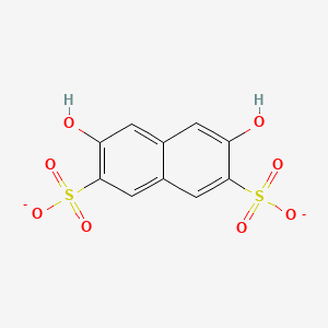 molecular formula C10H6O8S2-2 B14916278 3,6-Dihydroxynaphthalene-2,7-disulfonate 