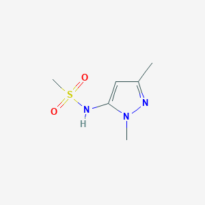 molecular formula C6H11N3O2S B14916292 n-(1,3-Dimethyl-1h-pyrazol-5-yl)methanesulfonamide 