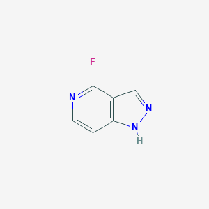 molecular formula C6H4FN3 B14916315 4-Fluoro-1H-pyrazolo[4,3-c]pyridine 