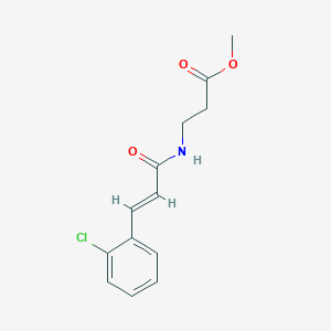 Methyl 3-(3-(2-chlorophenyl)acrylamido)propanoate