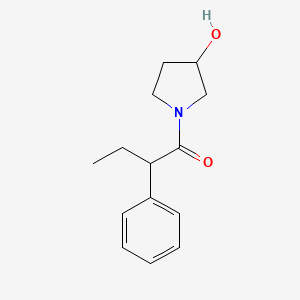 1-(3-Hydroxypyrrolidin-1-yl)-2-phenylbutan-1-one