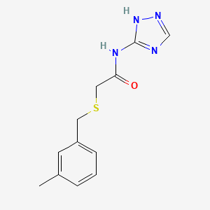 2-((3-Methylbenzyl)thio)-N-(4h-1,2,4-triazol-3-yl)acetamide