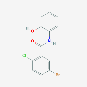 5-bromo-2-chloro-N-(2-hydroxyphenyl)benzamide