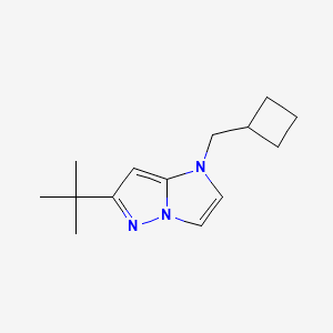 6-(tert-butyl)-1-(cyclobutylmethyl)-1H-imidazo[1,2-b]pyrazole