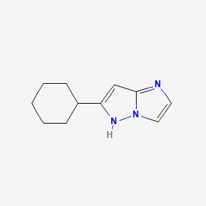6-cyclohexyl-1H-imidazo[1,2-b]pyrazole