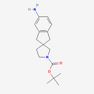 tert-Butyl 5-amino-1,3-dihydrospiro[indene-2,3'-pyrrolidine]-1'-carboxylate