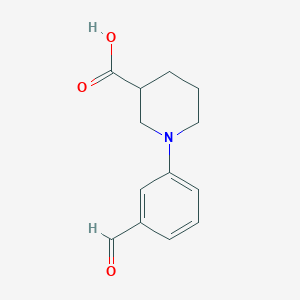 1-(3-Formylphenyl)piperidine-3-carboxylic acid