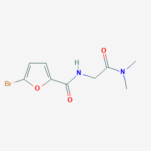 molecular formula C9H11BrN2O3 B14916456 5-Bromo-N-(2-(dimethylamino)-2-oxoethyl)furan-2-carboxamide 