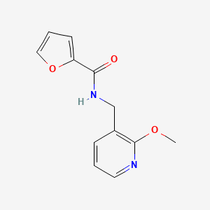 molecular formula C12H12N2O3 B14916473 n-((2-Methoxypyridin-3-yl)methyl)furan-2-carboxamide 