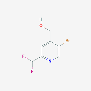 (5-Bromo-2-(difluoromethyl)pyridin-4-yl)methanol