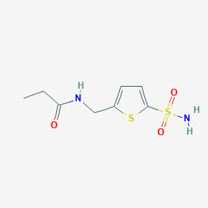 n-((5-Sulfamoylthiophen-2-yl)methyl)propionamide