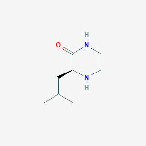 molecular formula C8H16N2O B14916491 (S)-3-Isobutylpiperazin-2-one 