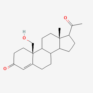 (8xi,9xi,14xi,17xi)-19-Hydroxypregn-4-ene-3,20-dione