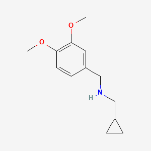 1-Cyclopropyl-N-(3,4-dimethoxybenzyl)methanamine