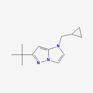 6-(tert-butyl)-1-(cyclopropylmethyl)-1H-imidazo[1,2-b]pyrazole