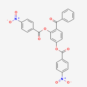 4-Benzoyl-1,3-phenylene bis(4-nitrobenzoate)