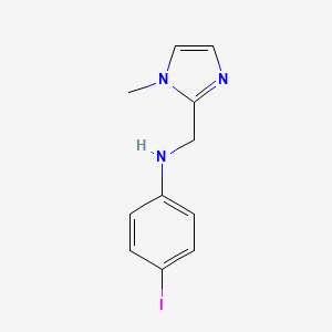 4-Iodo-N-((1-methyl-1h-imidazol-2-yl)methyl)aniline