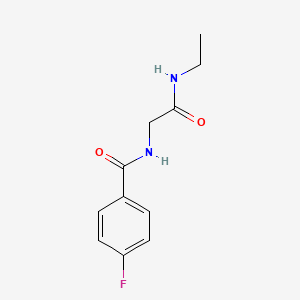 n-(2-(Ethylamino)-2-oxoethyl)-4-fluorobenzamide