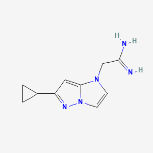 2-(6-cyclopropyl-1H-imidazo[1,2-b]pyrazol-1-yl)acetimidamide