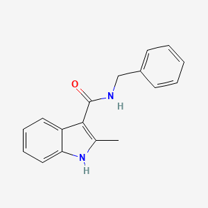 molecular formula C17H16N2O B14916695 N-benzyl-2-methyl-1H-indole-3-carboxamide 