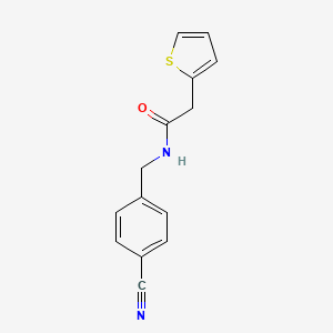 n-(4-Cyanobenzyl)-2-(thiophen-2-yl)acetamide