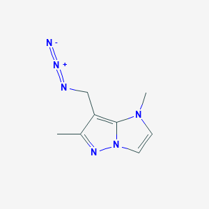 molecular formula C8H10N6 B1491671 7-(azidomethyl)-1,6-dimethyl-1H-imidazo[1,2-b]pyrazole CAS No. 2098026-21-0
