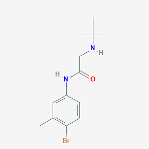 molecular formula C13H19BrN2O B14916745 N-(4-bromo-3-methylphenyl)-2-(tert-butylamino)acetamide 