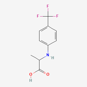 molecular formula C10H10F3NO2 B14916762 4-(Trifluoromethyl)phenyl-DL-alanine 