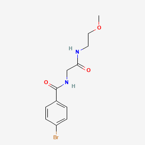 4-Bromo-n-(2-((2-methoxyethyl)amino)-2-oxoethyl)benzamide