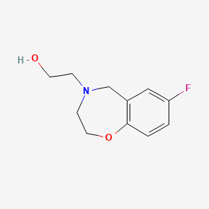 2-(7-fluoro-2,3-dihydrobenzo[f][1,4]oxazepin-4(5H)-yl)ethan-1-ol