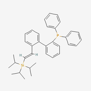 (E)-Diphenyl(2'-(2-(triisopropylsilyl)vinyl)-[1,1'-biphenyl]-2-yl)phosphane