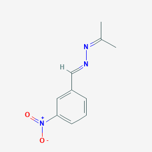 molecular formula C10H11N3O2 B14916836 (1E)-1-(3-nitrobenzylidene)-2-(propan-2-ylidene)hydrazine 