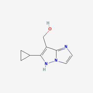 (6-cyclopropyl-1H-imidazo[1,2-b]pyrazol-7-yl)methanol