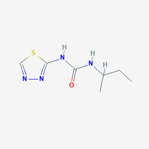 molecular formula C7H12N4OS B14916863 1-(Sec-butyl)-3-(1,3,4-thiadiazol-2-yl)urea 