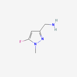 1-(5-fluoro-1-methyl-1H-pyrazol-3-yl)methanamine