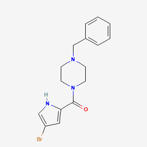 (4-Benzylpiperazin-1-yl)(4-bromo-1h-pyrrol-2-yl)methanone