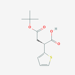 (R)-4-(tert-Butoxy)-4-oxo-2-(thiophen-2-yl)butanoic acid